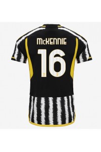 Fotbalové Dres Juventus Weston McKennie #16 Domácí Oblečení 2023-24 Krátký Rukáv